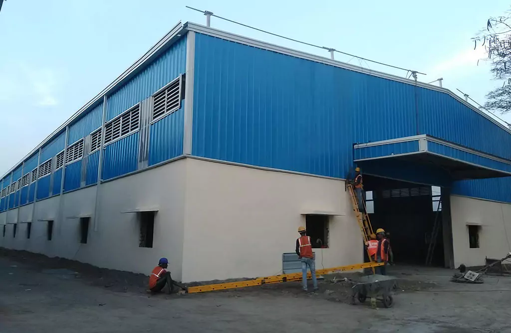 Industrial Shed Manufacturer in Gurugram - BK Steel Interior